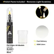 Touch Up Paint For Ligier All Models BLAMZ1 Blanc With Polish Paste