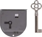 Long Rounded Half Mortise Lock with Skeleton Key for Right Hand Cabinet Door,...