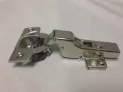 Blumotion 1/4" Frameless Overlay Clip Top Hinge with Adj CAM Wing Plate Soft Clo