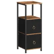 Corner Cabinet, 4-Tier Corner Shelf Stand with 2 Drawers,Bathroom Floor