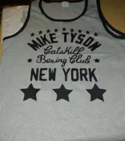 NEW Mike Tyson Boxing catskill boxing club jersey tshirt beach tank top new york