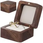 Wooden Box For Proposal Decor Wedding Bride Man Vintage Holder