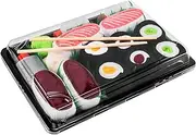 [Rainbow Socks] Woman Man Sushi Socks Box Salmon Tuna 3x Maki - 5 Pairs