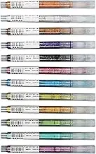 Glitter Metallic Marker Pens Set 8 Colors Paint Pens Black Paper Drawing Painting Journal DIY Craft Scrapbooking Metal Glass (12 Colors)