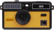 Kodak i60 Film Camera, Yellow, Manual Focus, Built-in Flash, 35mm Film