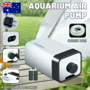 SunSun Aquarium Air Pump Oxygen Fountain Pond Aerator Water Fish Tank 2 Outlet