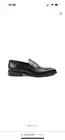Bruno Magli Men's Nathan Penny Loafers Size US 8.5 EU 41.5 Black Leather NWB
