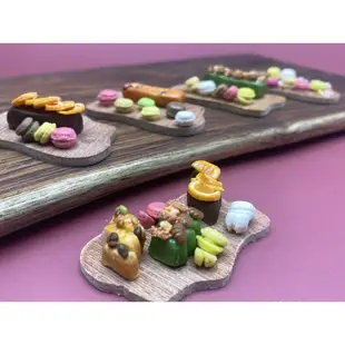 【泡泡泡屋】 RAINBOW 超精密 ARDEUR甜點 木板上的馬卡龍 模型 扭蛋 禮物