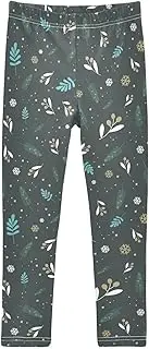 [Caihoyu] Leggings for Girls Soft Comfortable Kids Dance Running Yoga Pants Elastic Waist Little Kids Active Stretch Yoga Pants
