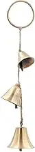 Brass Rustic Hanging Bells for Door Knob Decoration, Home Garden Decor Shopkeepers Bell on Rope