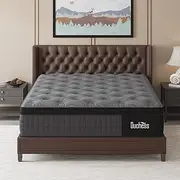 Duchess 34cm Single Hybrid Mattress,Latex Gel Memory Foam Hybrid Mattress with Individually Pocket Springs Breathable Mattresses for Cool Sleep Motion Isolation & Pressure Relief