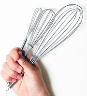 Magic Skin Stainless Steel Mini Whisk Set 7" 8" 10" Kitchen Whisk,Wire Whisk for Cooking, Whisking, Blending, Beating, Stirring Ingredients, Mixing Sauces (3in1 Set)