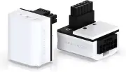 EZDIY-FAB 12VHPWR 12+4 Pin Angle Connector Power Adapter for RTX40' Series WHITE