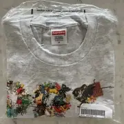 Supreme TOY PILE Tee Ash Gray Size Medium New Sealed Tags Ships Now