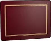 Pimpernel Classic Burgundy Placemats, Set of 6, 30.5 x 23cm