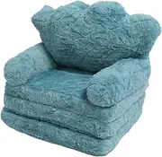 Flip Out Couch, Green Soft Kids Sofa Couch Adorable for Kindergarten for Kids (3 Tier)