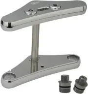 Pro-One Performance Mulleniun Triple Tree, Smooth, 5deg. Rake - Chrome 106500