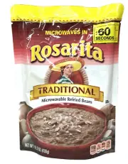 Rosarita Traditional Microwavable Refried Beans 15.2 oz