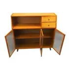 Kitchen Sideboard Buffet Cabinet Sideboard 2 Shelves 3 Compartments