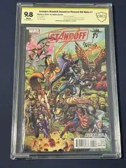 Avengers Standoff: Assault On Pleasant Hill Alpha #1 CBCS 9.8 Signed By Adams