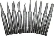 10 PCS WELLER ST Soldering Tips ST1/2/3/4/5/6/7/8/9/10 use for WELLER SP40L SP40N WP25 WP30 WP35, WLC100 (China Made Brand “ACE")