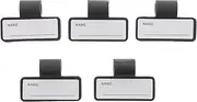 Tofficu 5pcs Name Tag Custom Name Tags for Clothes Magnetic Clip Badges with Clip Id Identification Tag Clip Name Tag for Tag Holder Pp Nameplate