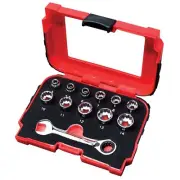 20020 Multi Plus Close Quarter Spline Socket Set with 1/4" Drive for Garages,...
