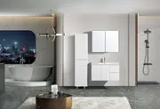 Ivana 900mm PVC Water Proof Wall Hung Bathroom Vanity Right Drawers Cabinet