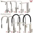 KYLINS Brushed Nickel Kitchen Laundry Basin Mixer Pull Out Spout Sink Tap Vanity