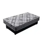 Foret Bed Mattress Single 5 Zone Euro Top Bedding Foam Medium Firm 25cm