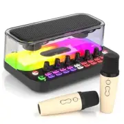 Portable Live Streaming Sound Card Mixer, Mini Bluetooth Karaoke Machine SY11