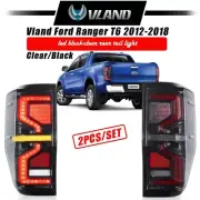 LED BLACK CLEAR REAR TAIL LIGHT LAMP FIT FORD RANGER T6 T7 T8 PX1 PX2 PX3 12-21 (for: Ford)