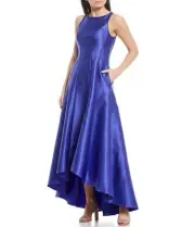 Adrianna Papel Mikado High Low Dress Size 14