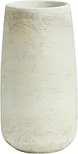 Olly & Rose Flower Vase Light Beige Soho Ceramic Vase Textured Effect 25cm Vase for Flowers Decorative Home Decor