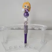 Disney Doorables Beaded Pen Rapunzel from Tangled Movie Rhinestone Base