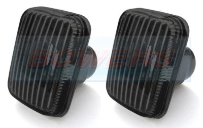 Classic Mini Land Rover Discovery Smoked Side Repeaters Indicator Lights Lenses