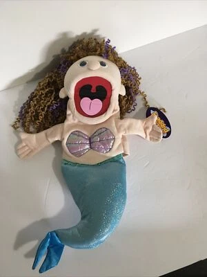 Silly Puppets Mermaid Hand Puppet Doll Plush 14” (nwt)