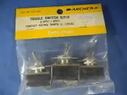 Archer THREAD/NUT MOUNT Toggle Switch Kit 3 amp 125vac 2-SPST & 1-DPDT