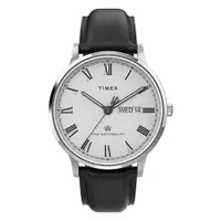 在飛比找ETMall東森購物網優惠-【TIMEX】天美時Waterbury系列經典手錶 (白x黑