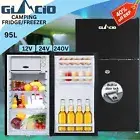 Glacio 95L Portable Camping Fridge Freezer Upright Caravan Lockable 12V/24V/240V