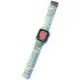 適用iwatch87冰川透明漸變色蘋果手表applewatch65一體表帶男女SE