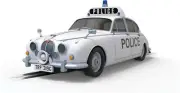 Scalextric Jaguar MK 2 Police Car 1:32 Slot Race Car C4420