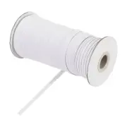 Elastic Sewing Bands 1/4 Inch x 50 Yards White Elasticity Stretch Elastic Bands