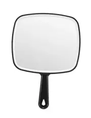 Extra Large Handheld Mirror，Hand Salon Mirror with Handle for Barbers,