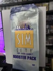 RARE 1994 Sim City The Card Game Sealed 14 Card Booster Pack