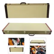 Electric Bass Case Locking Latch Dustproof Protective with Handle Hard Shell
