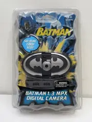 Batman, 1.3MPX Digital camera, SD/MMC Card Slot. New Open Box