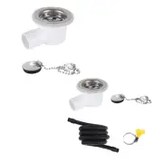 Sink Waste Drain Plug Hole Angle Fitting Spare Parts Replaces for Boat RV