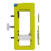 Door Hinge Mortiser Hinge Installation Kit Router Template fits 3in to 5in Hinges Square Semidiameter Corners Adjustable