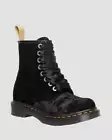 NIB*Womens*Dr. Martens*1460 Vegan 8 Eye Boot**6-10*Black Crushed Velvet*Doc